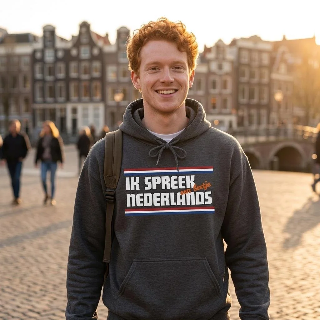 Dutch Hoodie "Ik Spreek Een Beetje Nederlands"