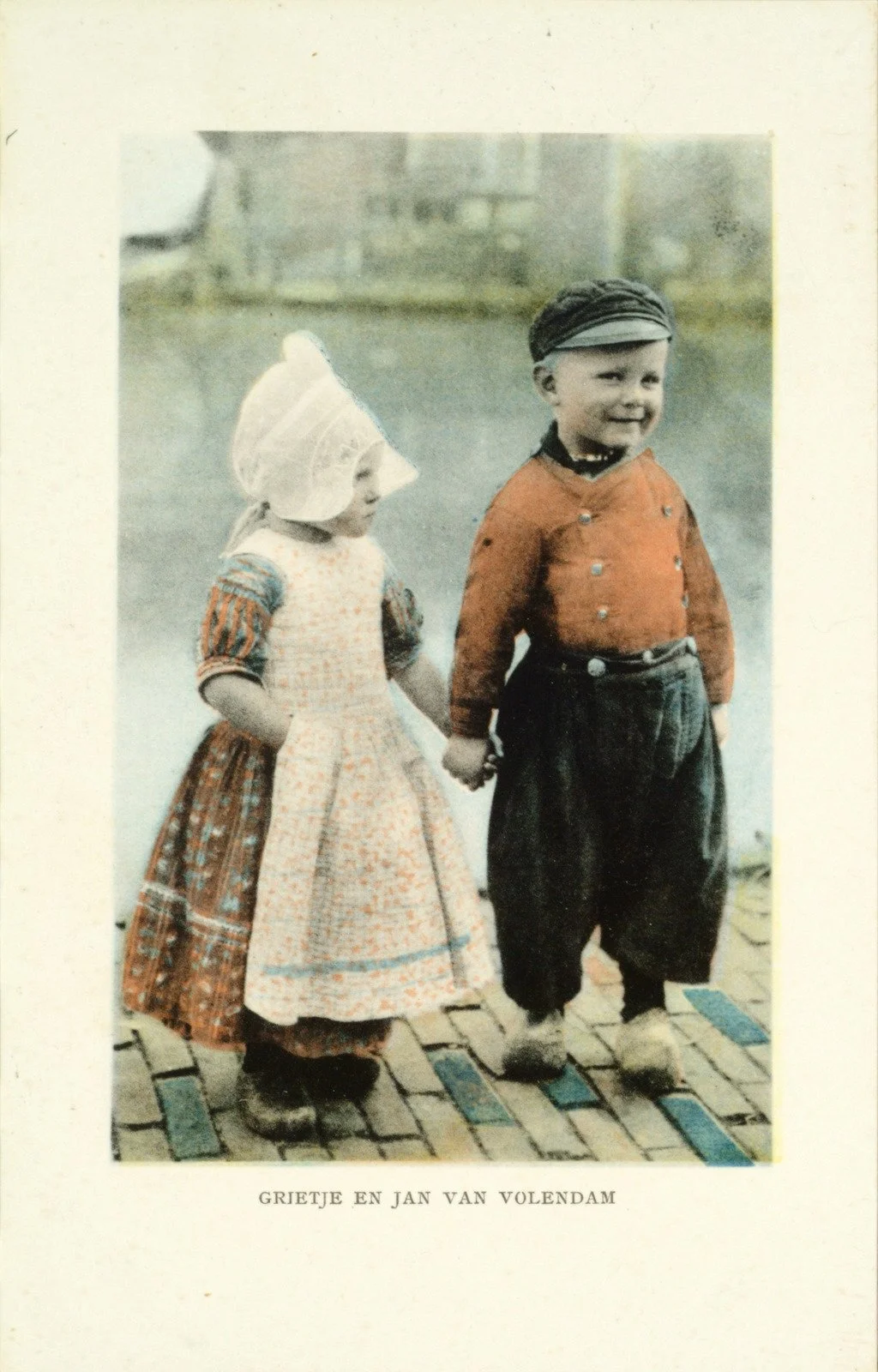 Dutch Kissing Couple - Original Print