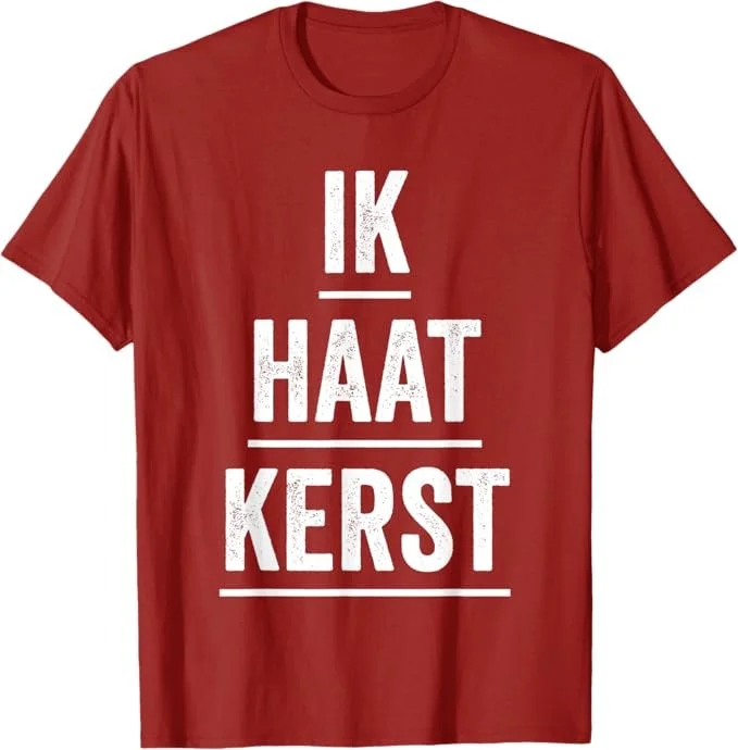 Ik haat kerst t-shirt