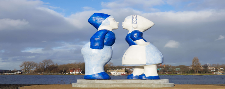 Dutch Kissing Couple