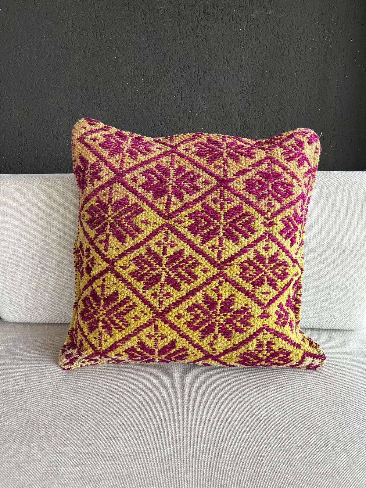 Kissen Alpaka Wolle, Peru, 45 cm