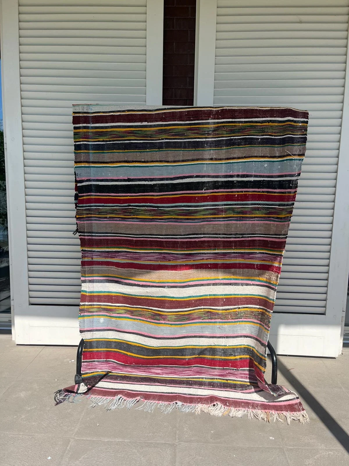 Teppich Marocco, Antiker Läufer dünn