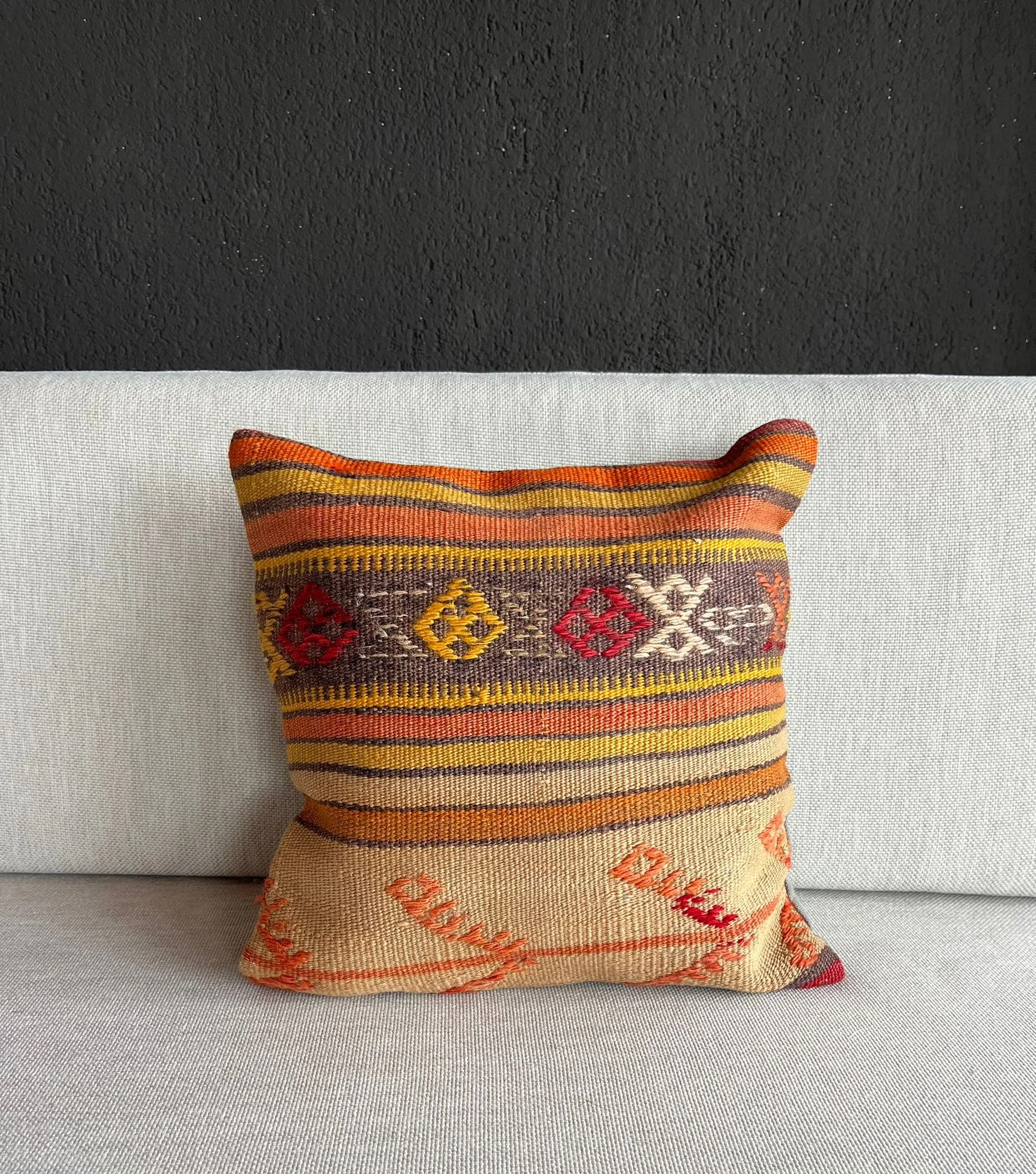 Kelim Kissen, Marocco, 27 cm