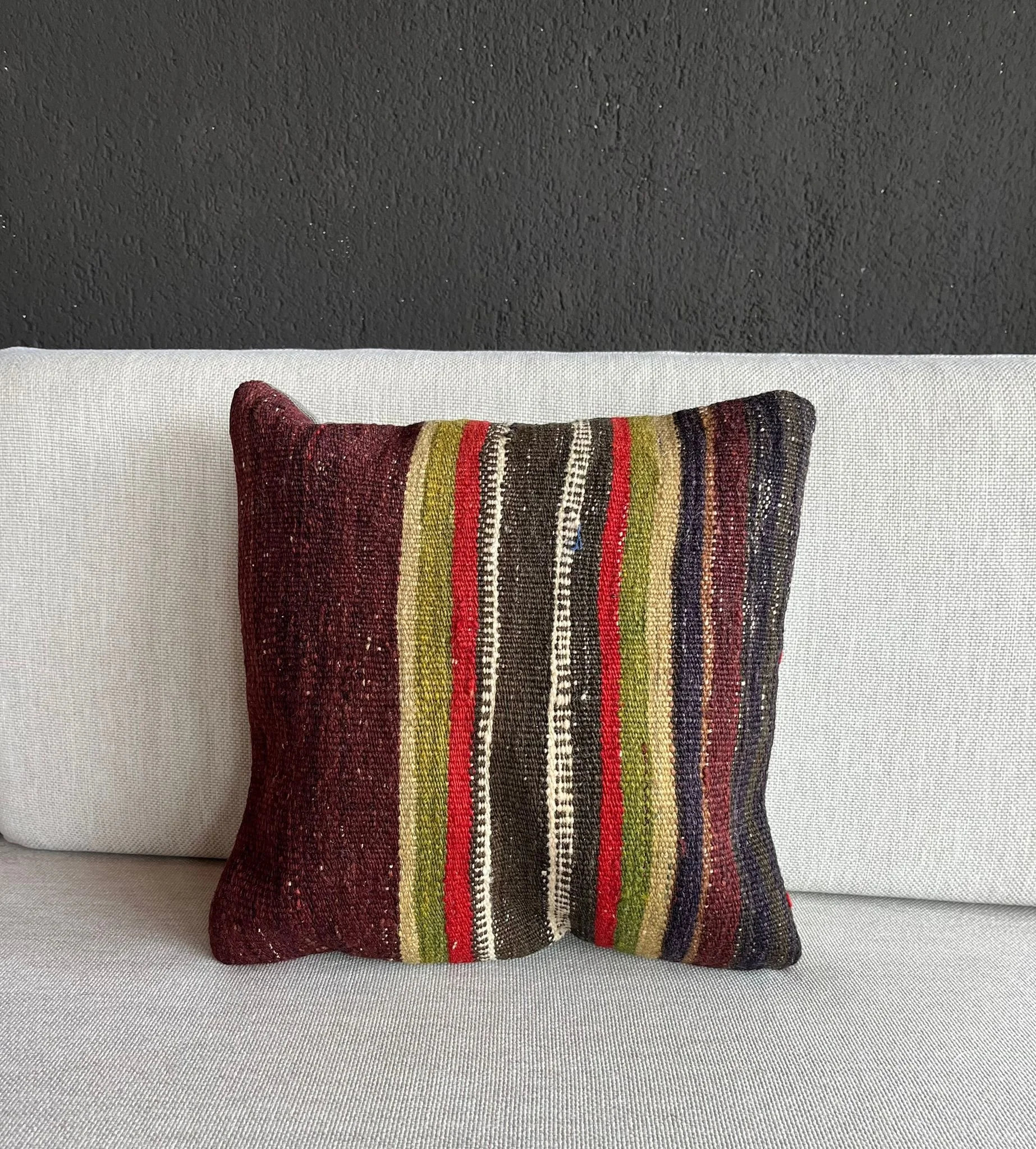 Kelim Kissen, Marocco, 27 cm