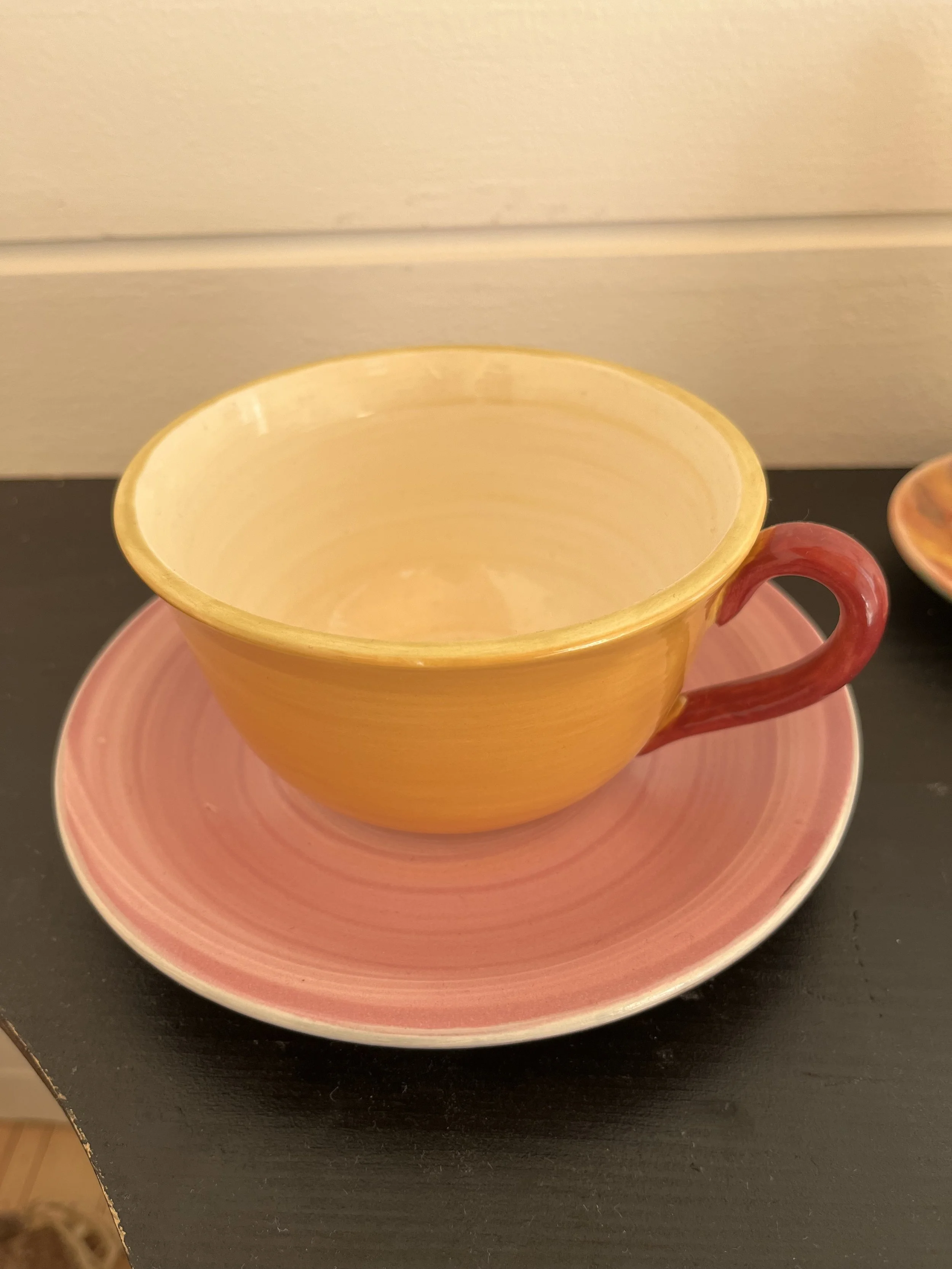  Aladin Tasse mit Unterteller 4.5 dl / Nr. 2 
 Ø 12 cm x h 6.8 cm / CHF 65