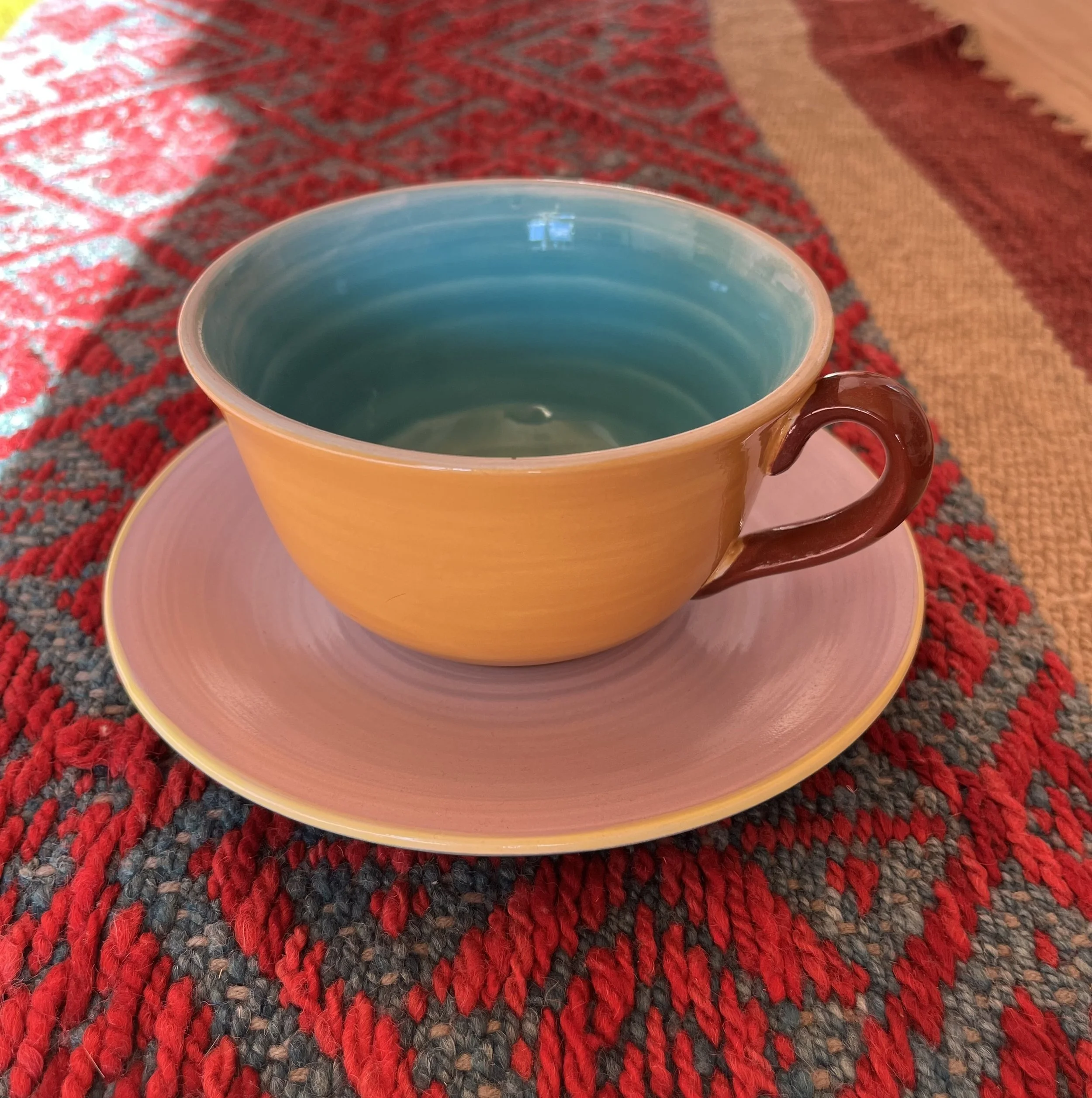  Aladin Tasse mit Unterteller 4.5 dl / Nr. 5 
 Ø 12 cm x h 6.8 cm / CHF 65