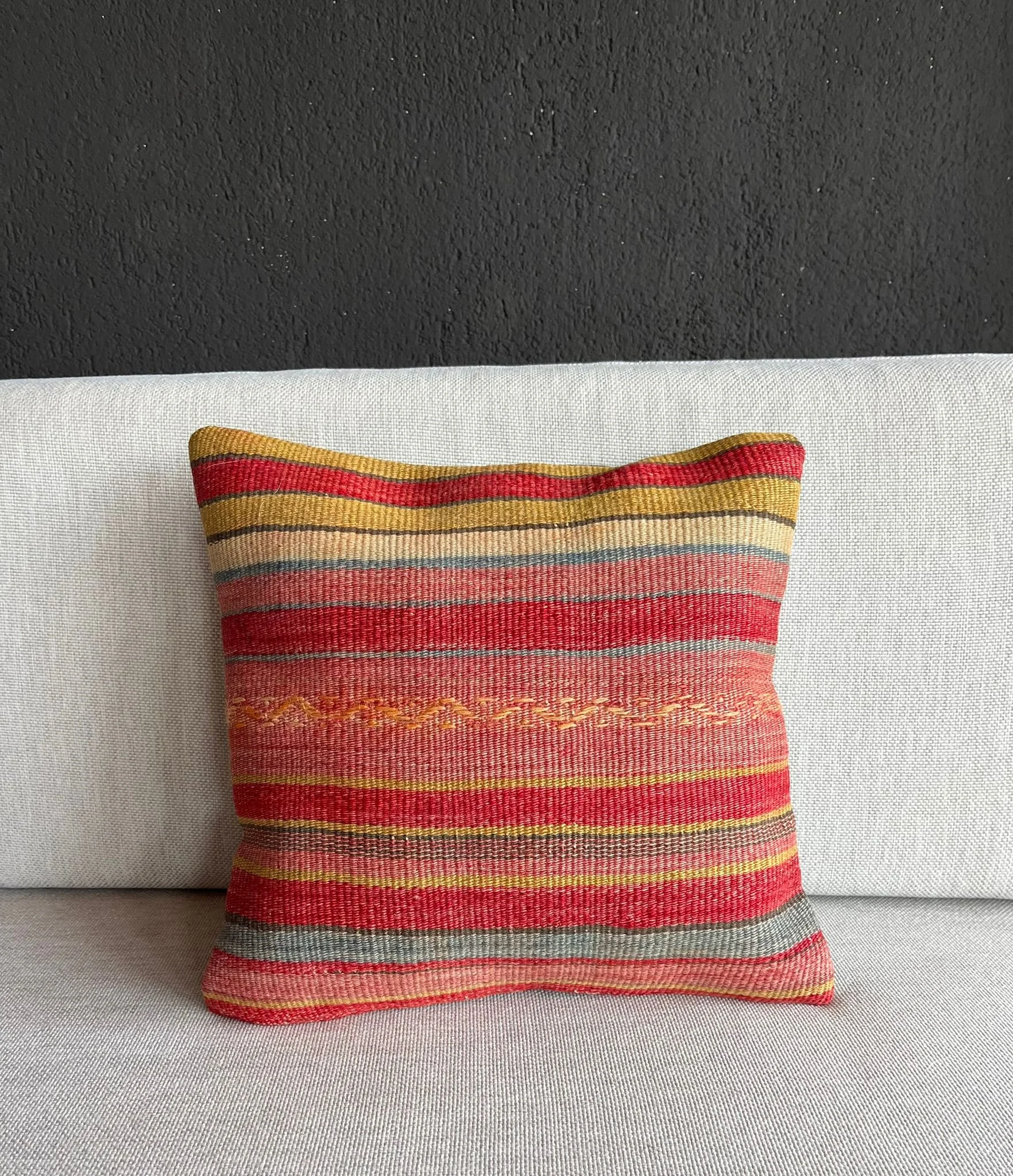 Kelim Kissen, Marocco, 27 cm