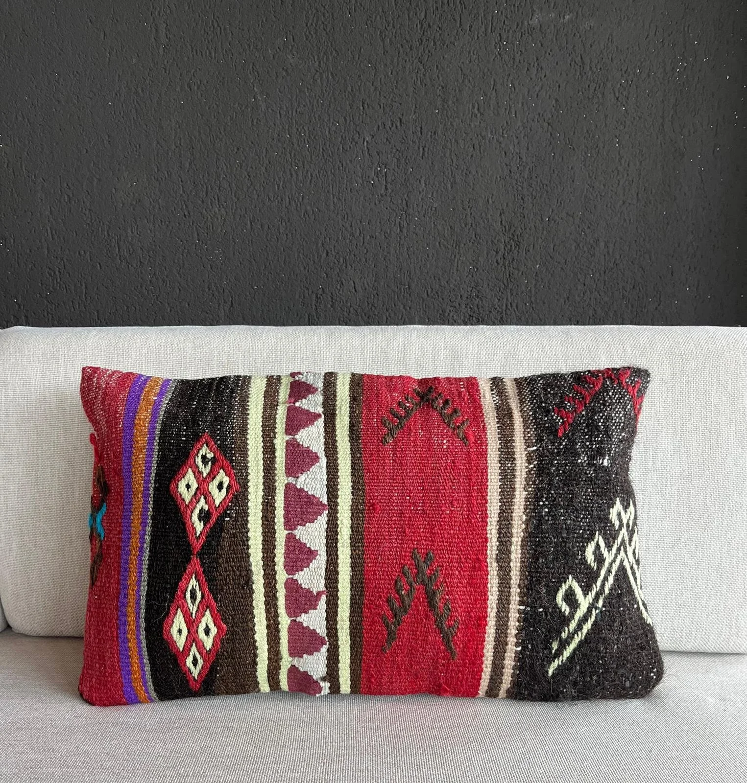 Kelim Kissen Antik, Marocco