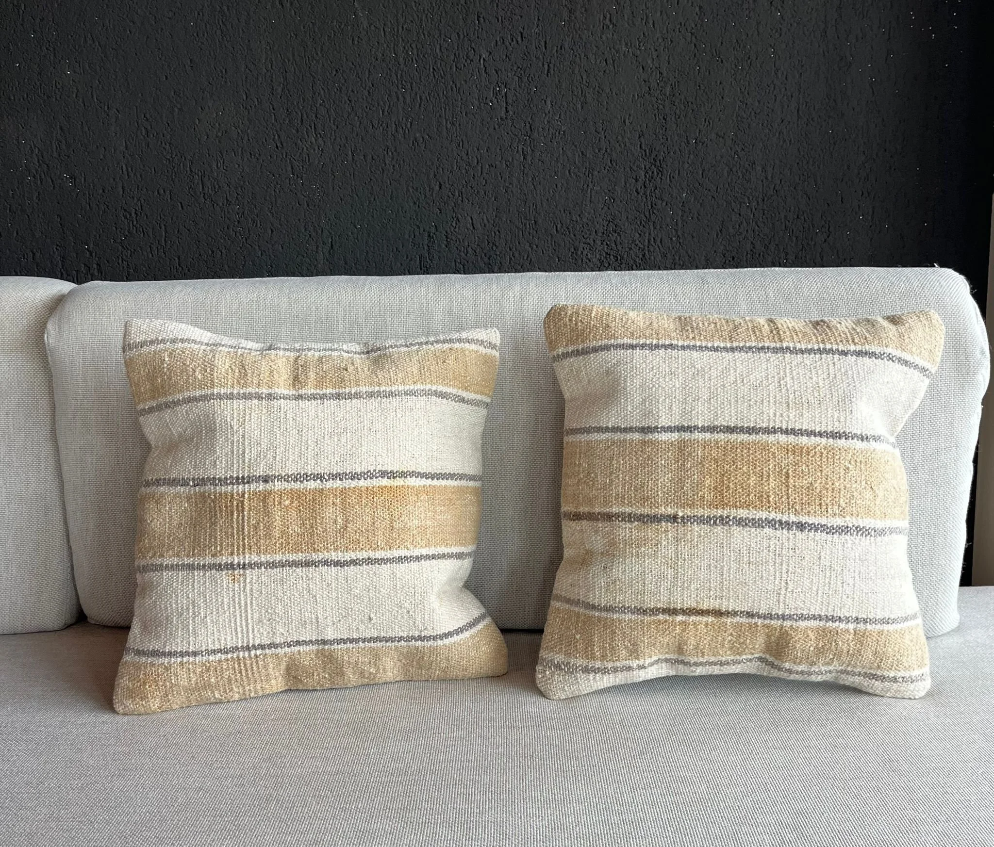 Kelim Kissen Duo, Marocco, 27 cm