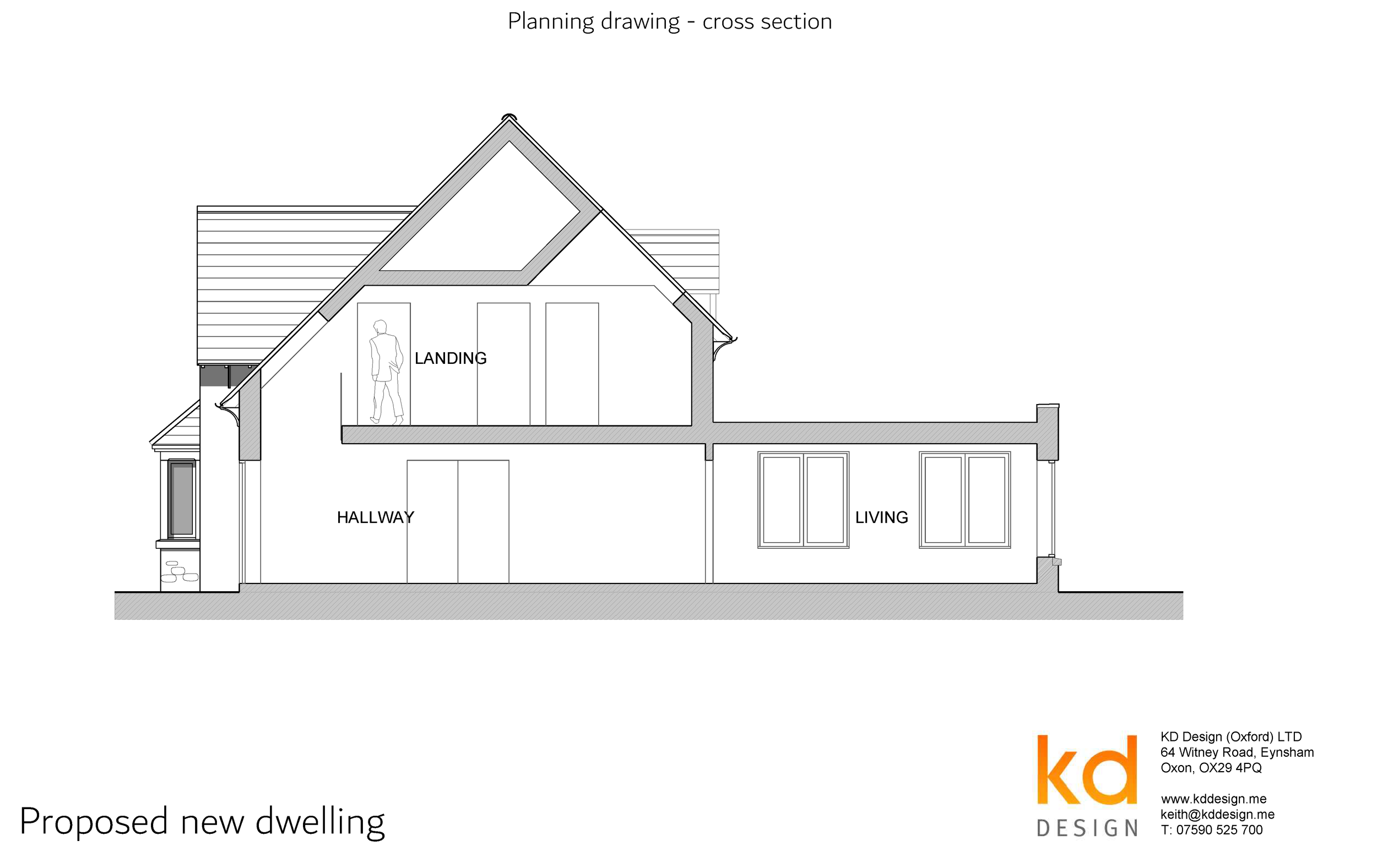 KD Design planning cross section drawing