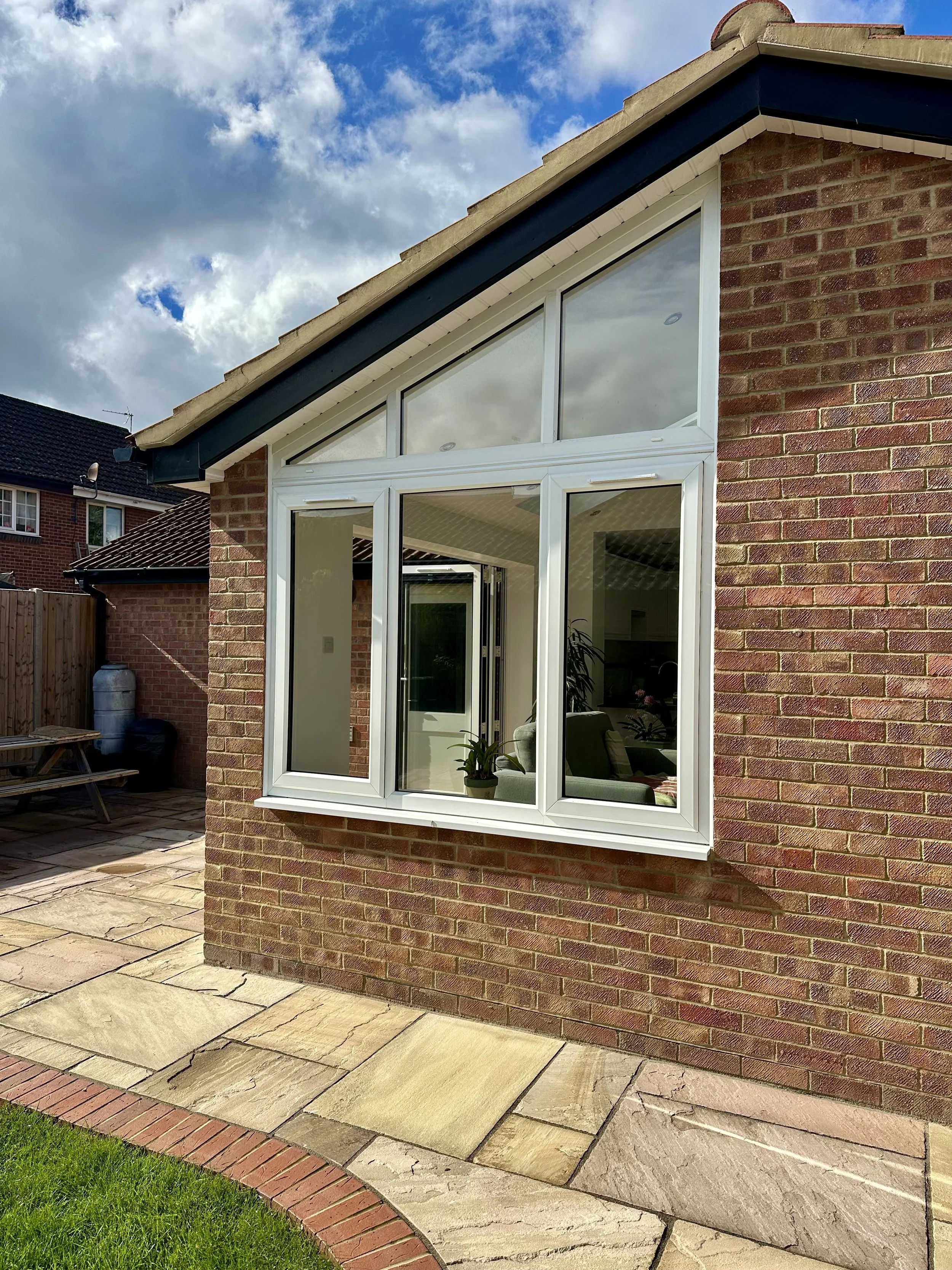 KD Design Oxford - Rear extension dual pitch roof gable glazing.jpg
