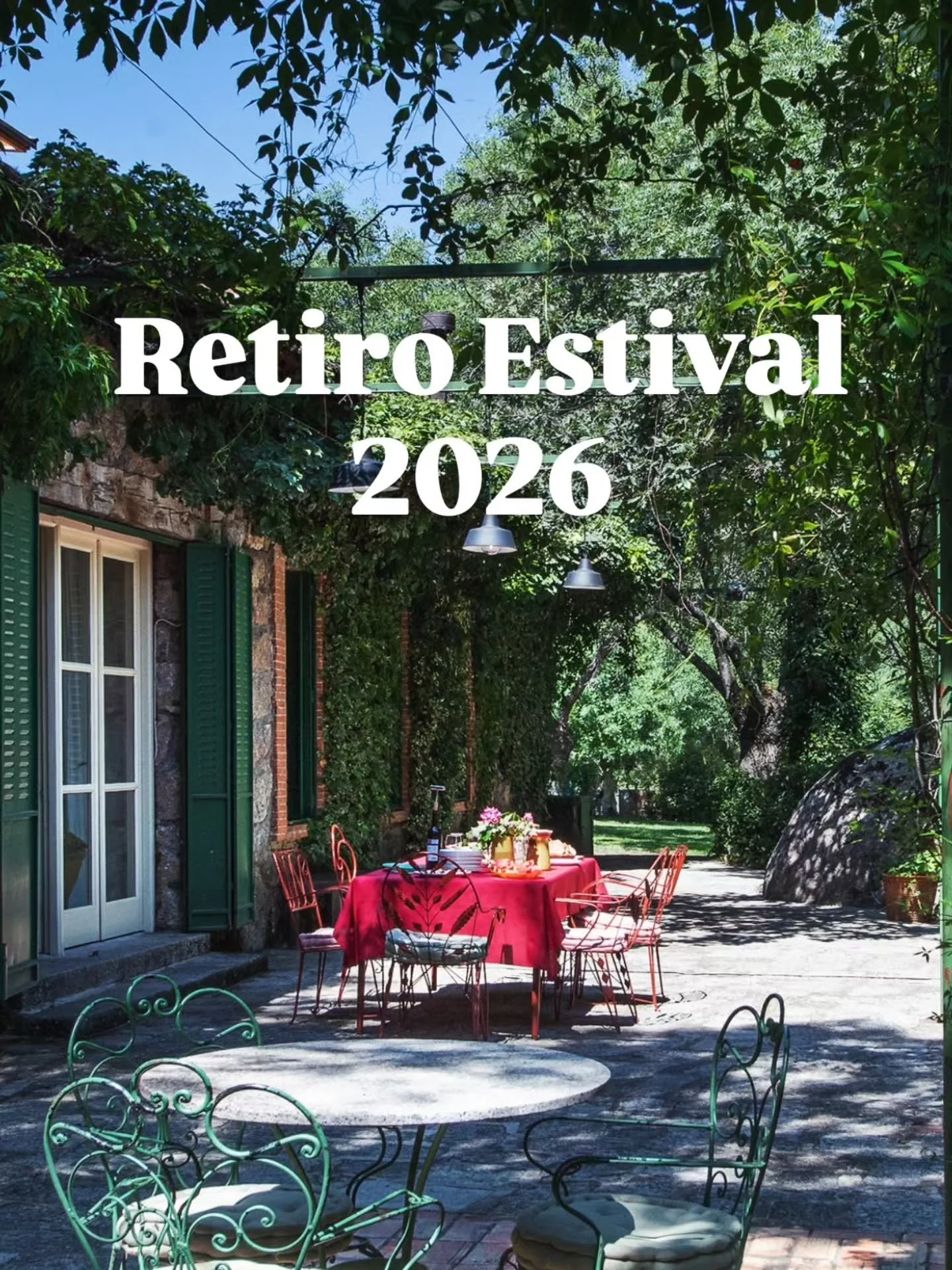 Queridas m&iacute;as ya tenemos Retiro Estival 2026 🌷🌹🌾

Las fechas las hemos escogido a conciencia, del 19 al 21 de junio. Si amorcetas, celebraremos juntas el solsticio de verano.

Se trata de un fin de semana de disfrute y mimos, de un menu exq