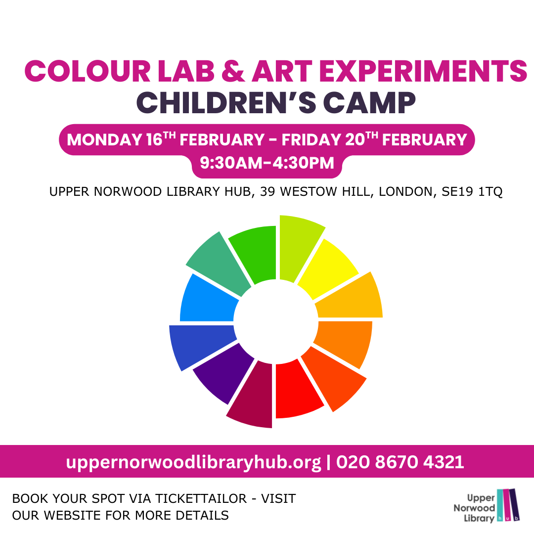 Colour Lab &amp; Art Experiments February Half Term Camp - Mon 16 Feb - Fri 20 Feb 2026