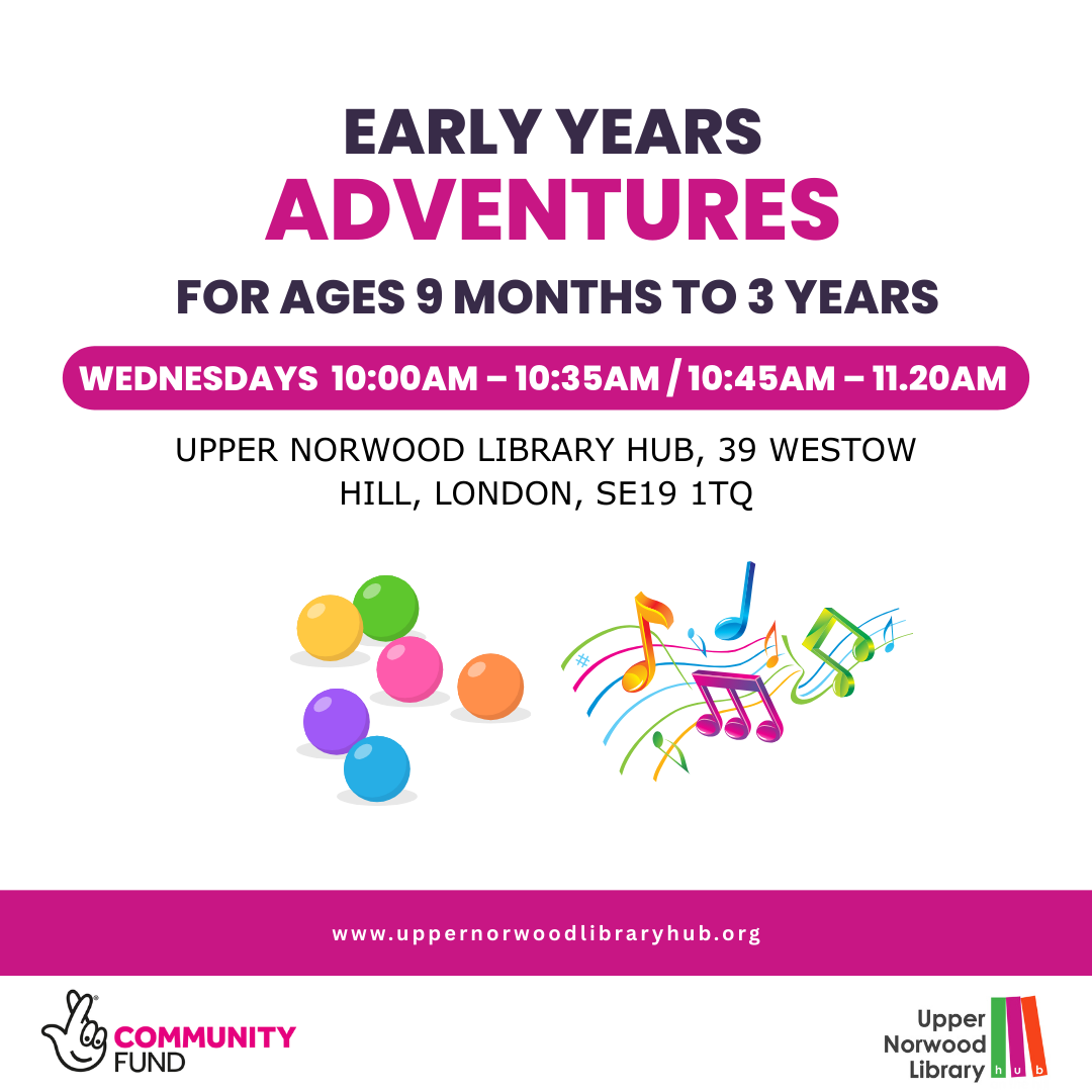 Early Years Adventures - Wednesdays 10am-1pm