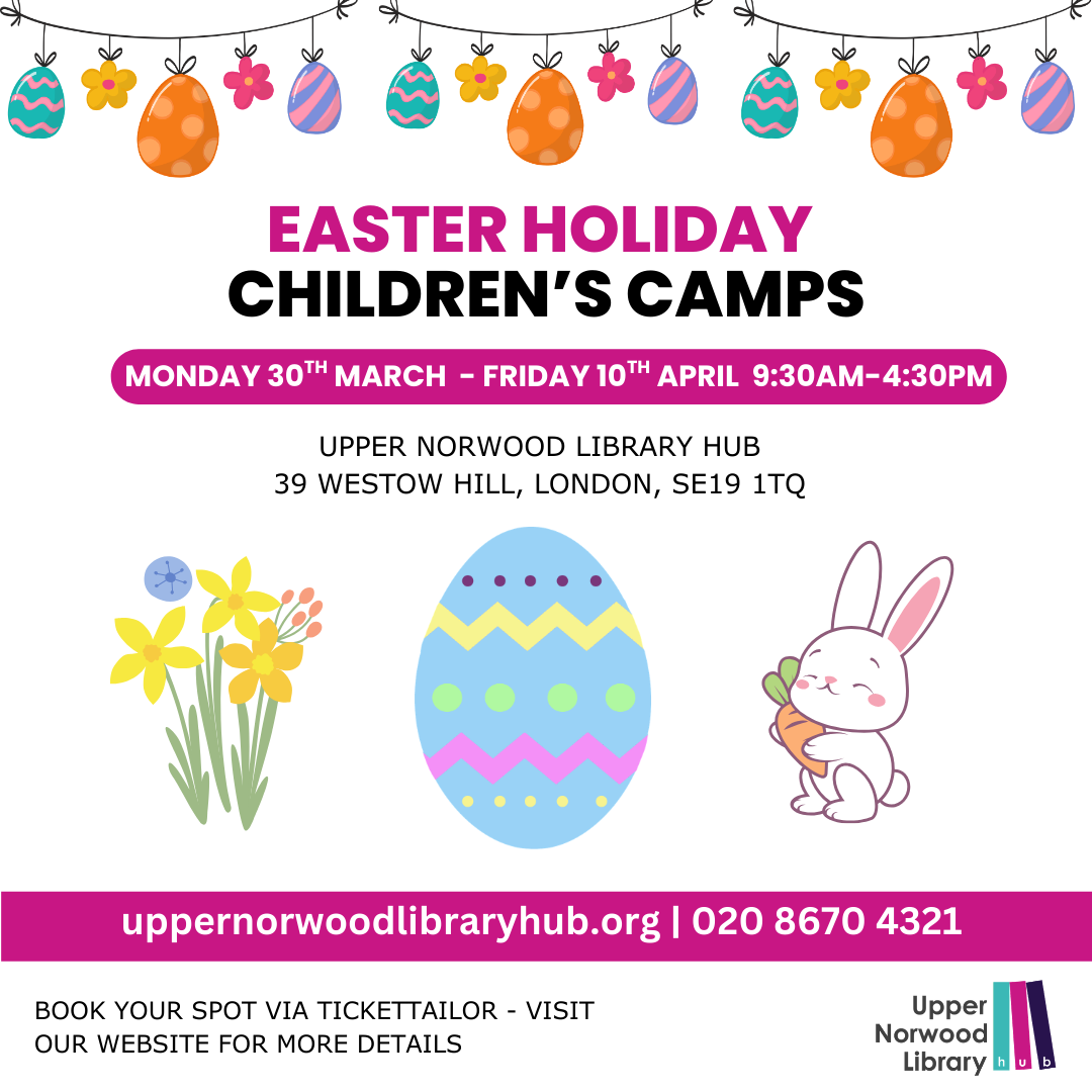 Easter Holiday Camps - Monday 30 March 2026 to Friday 10 April 2026