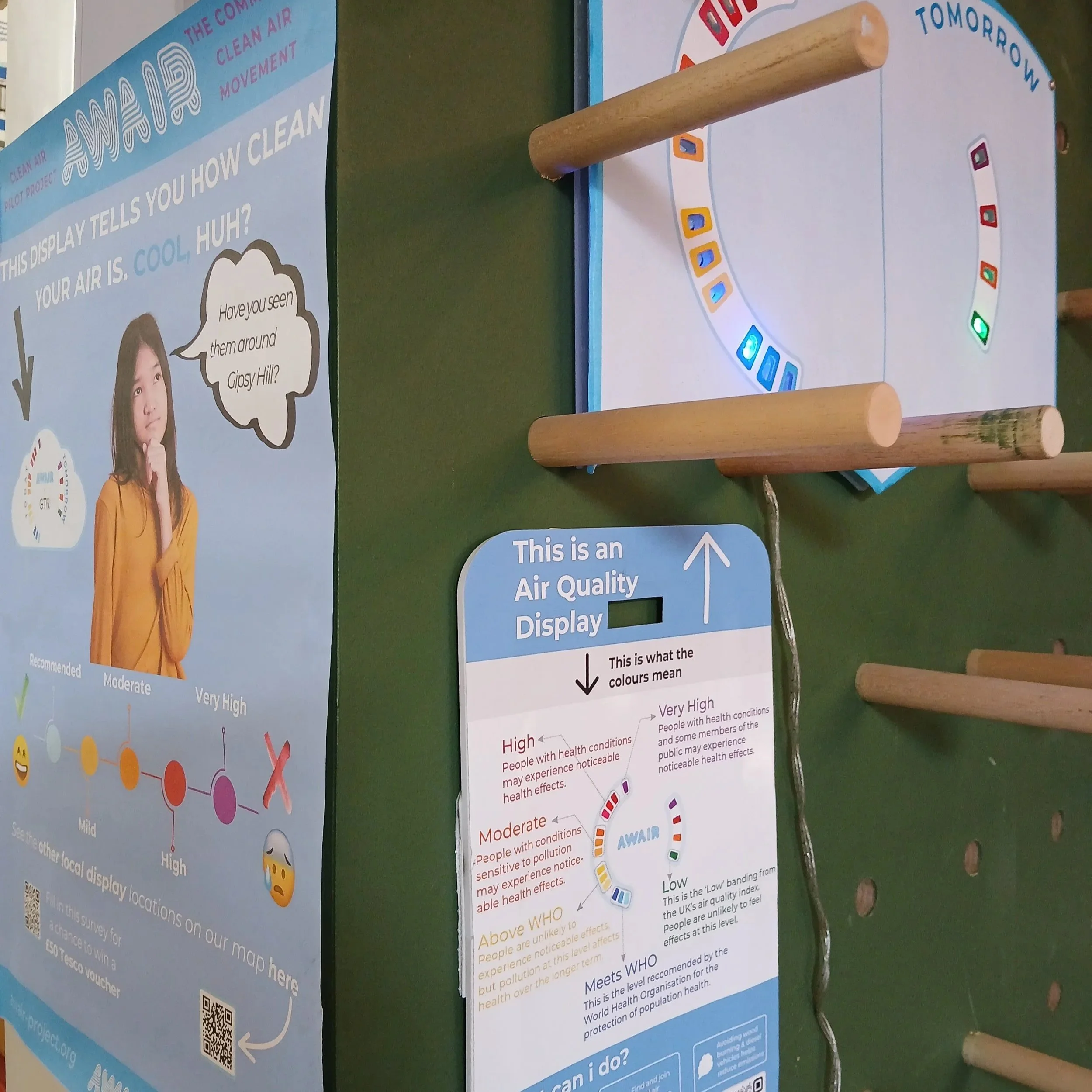 New AWAIR Outdoor Air Quality Display at UNLH