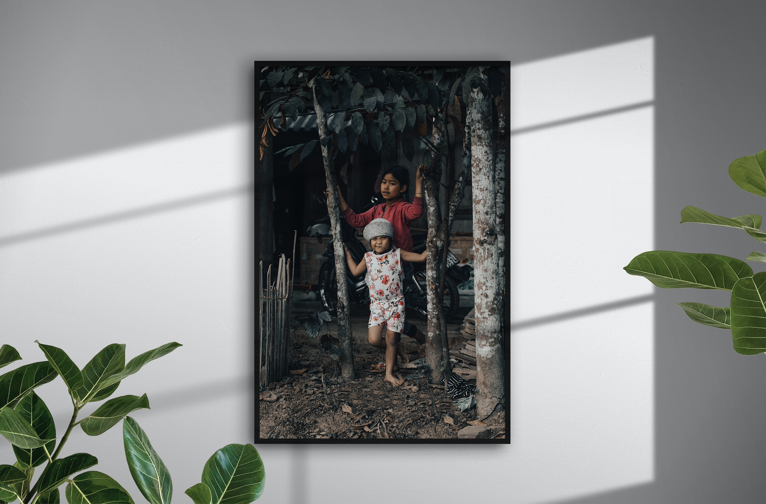 vietnamese villagers ho chi minh trail fine art photography framed print
