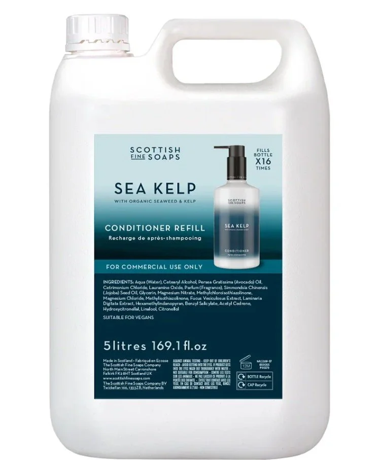 5 Ltr Sea kelp Hair Conditioner Scottish Fine Soaps With Pump