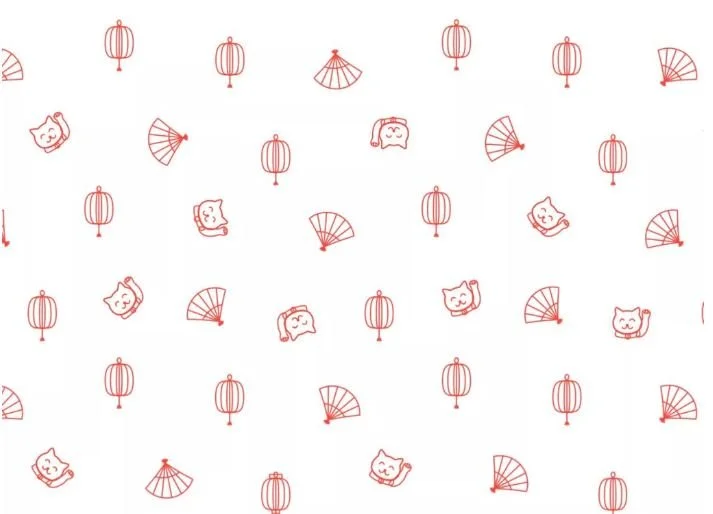 JAPANESE RED LOGO GREASEPROOF