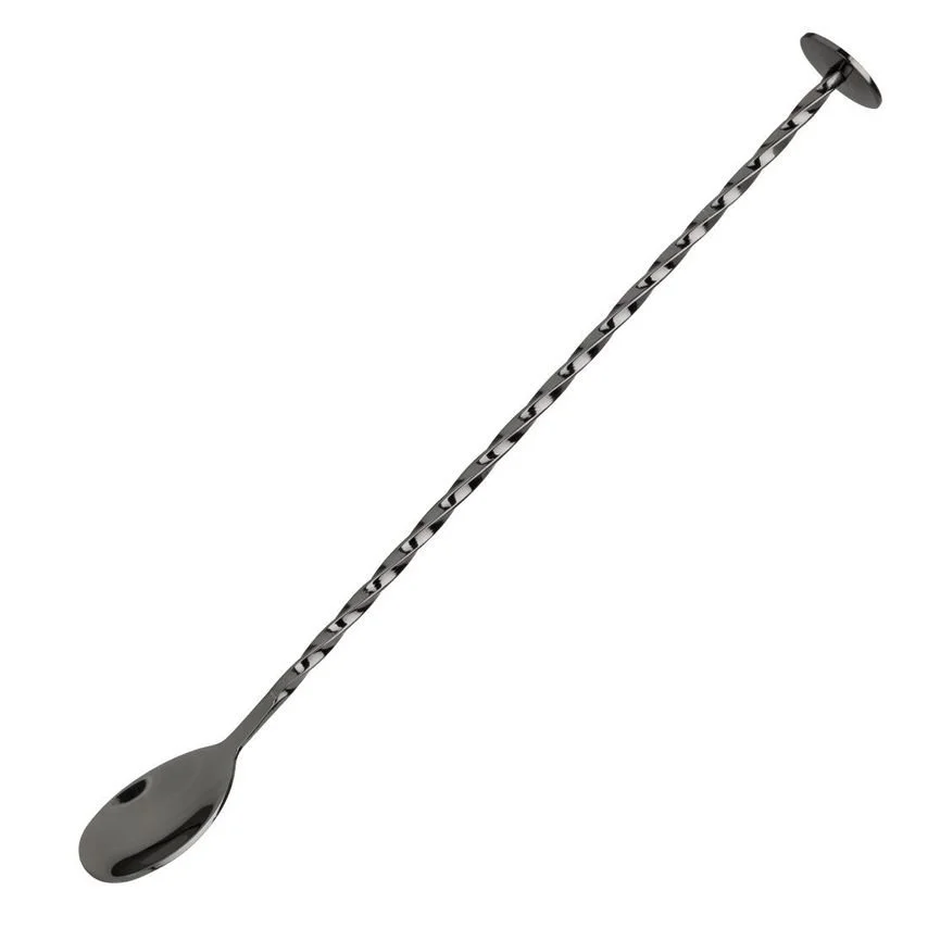 11' GUNMETAL COCKTAIL MIXING SPOON