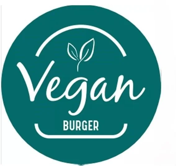 VEGAN BURGER STICKER LOGO