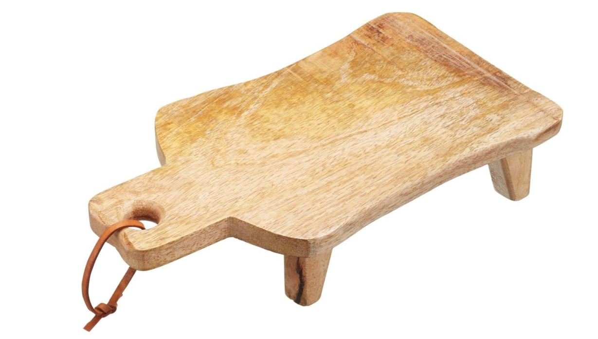 35x20x8.5cm FOOTED MANGO SERVING BOARD