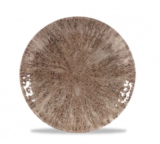 6.5" SIDE PLATE STONE ZIRCON BROWN - CHURCHILL