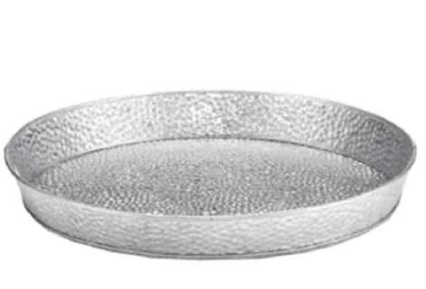 10.5' GALVANISED ROUND DINNER PLATTER