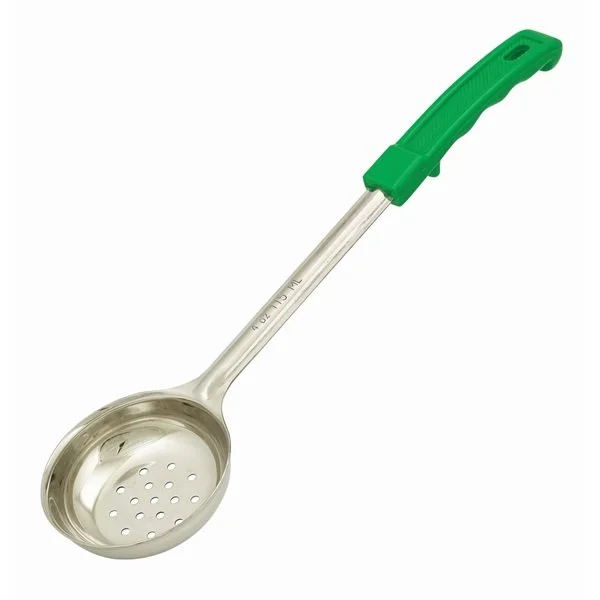 4oz GREEN ROUND SPOODLE PERFORATED