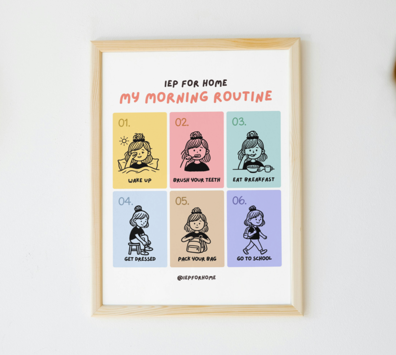Download the Morning Routine Poster PDF