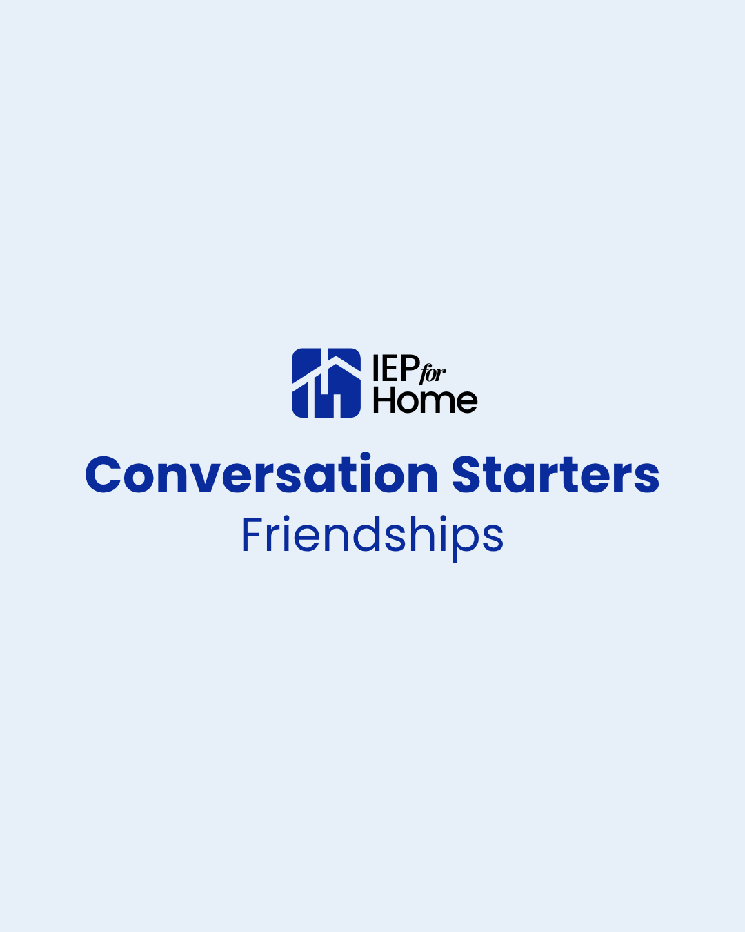 Download the Friendships parent guide