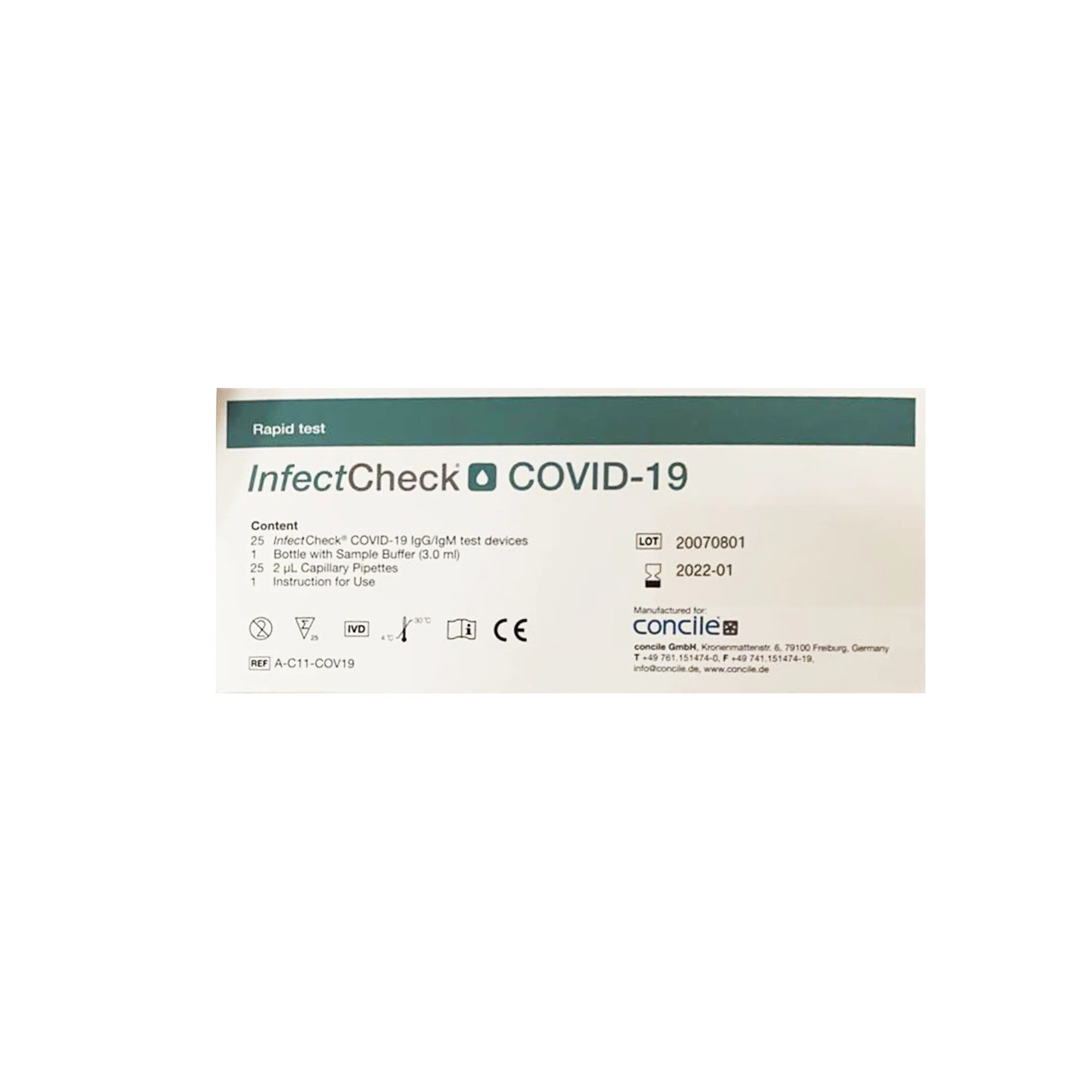 InfectCheck Covid19 Antikörpertest