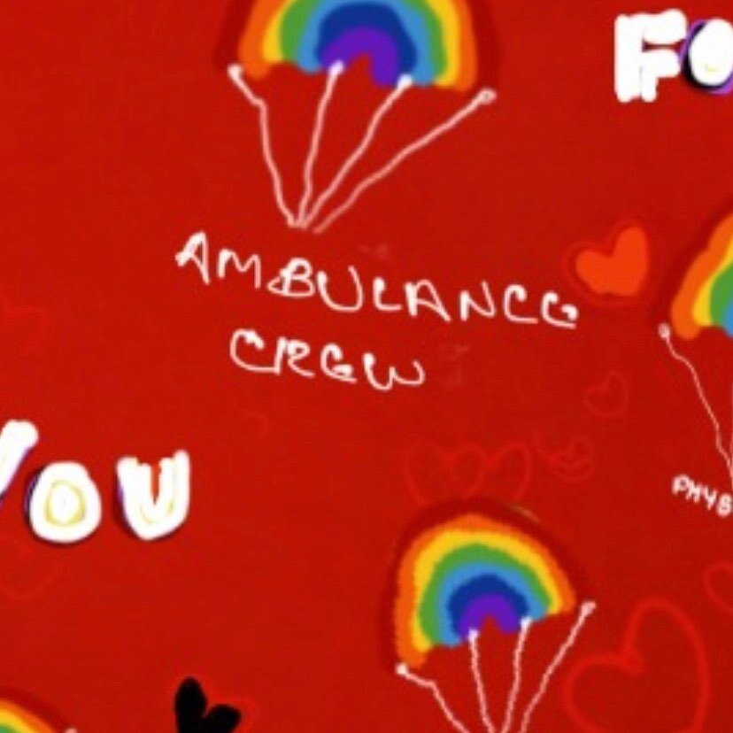 Love , share, donate - shower the world with hearts ❤️💙 Ambulance crew 
 

http://www.justgiving.com/campaign/SCTvalentines 

#sarcoma #SCTloves #SCTlovesambulancecrew #rnoh #thankyounhs #bonecancer #bonecancerawareness #valentines2021 #artforcharit
