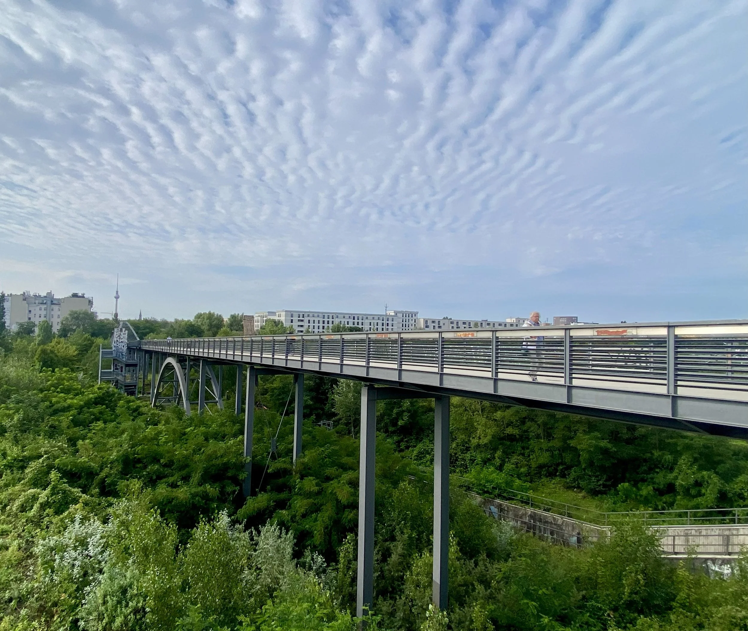 Beschichtungserneuerung auf Stahlbrücke