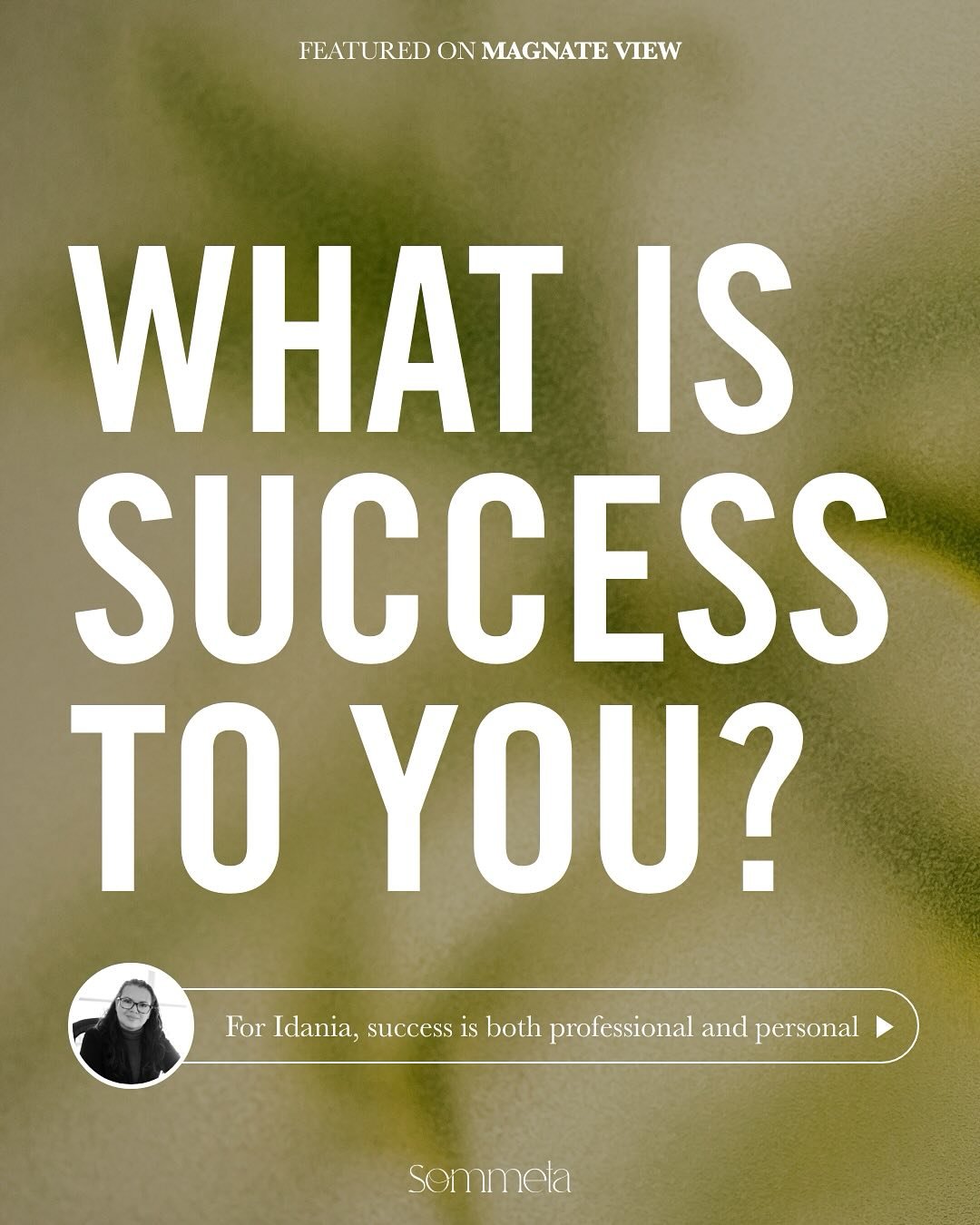 Success looks different for everyone. For our CEO, success is a recipe of personal and professional fulfillment.
You can read more about Idania’s perspective as a CEO in her feature in Magnate View (Link in Bio).
How do you define