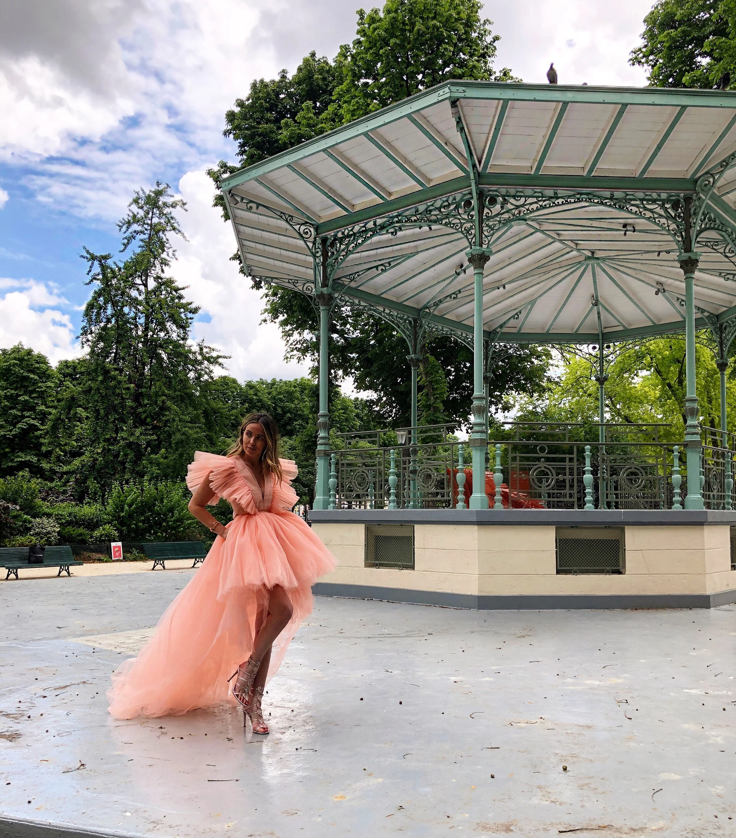 ROBE TULLETTE ROSE GIAMBATTISTA VALLI X H&M