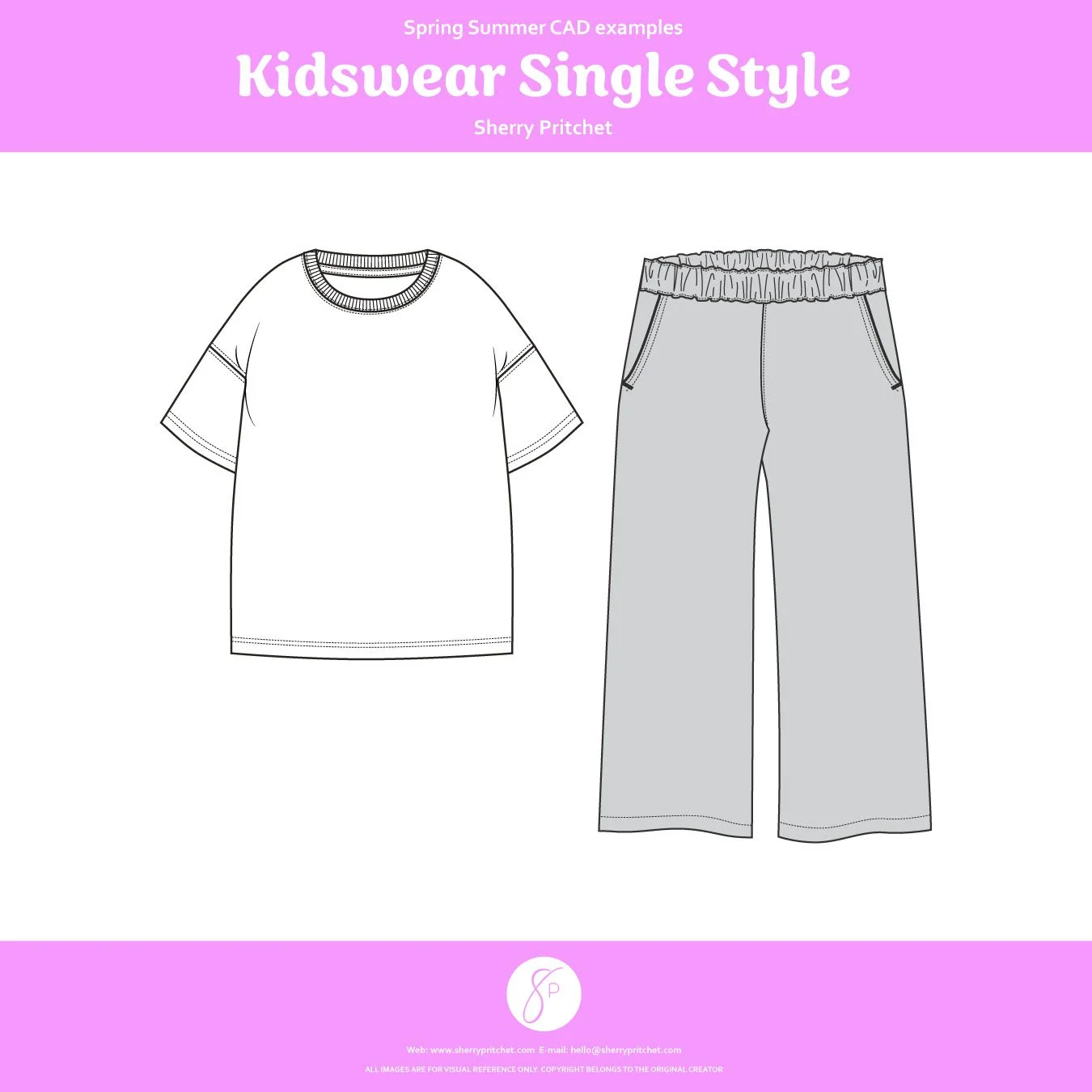 Single Kidswear Style - Garment and Graphic Design Support
