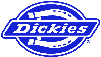 Dickies workwear logo in blue