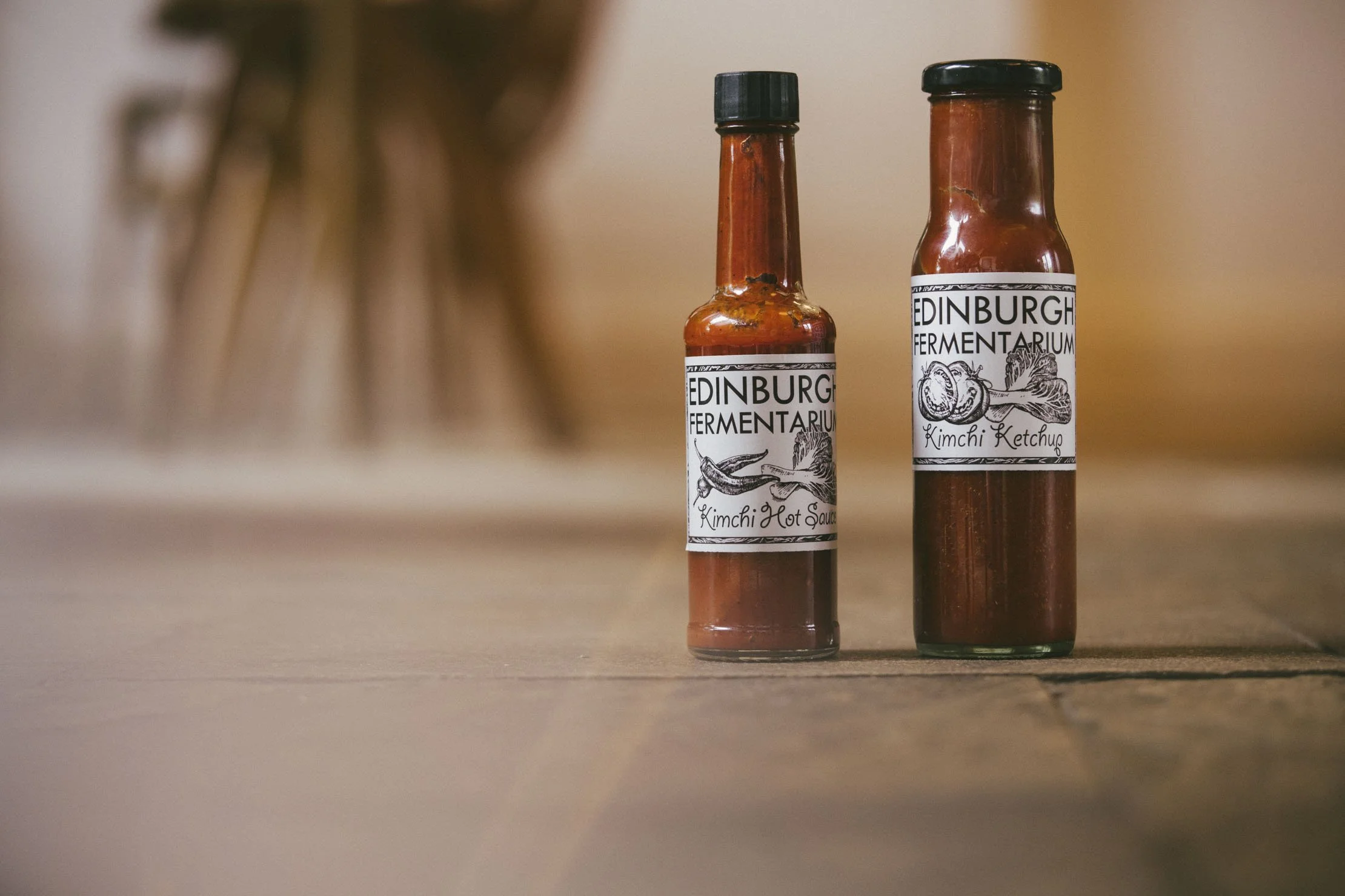 Kimchi Hot Sauce and Kimchi Ketchup