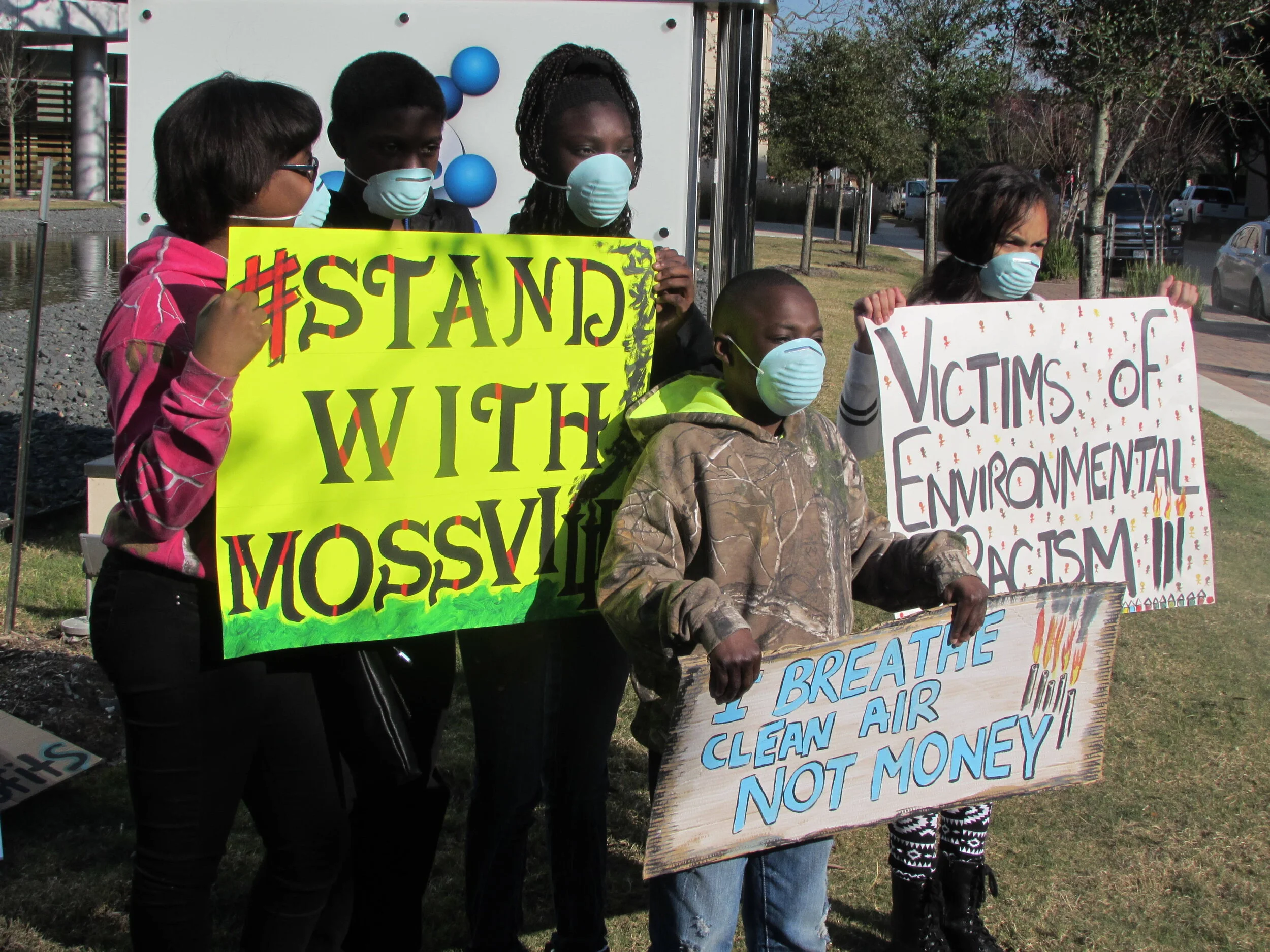 Houston Protest at Sasol Company North American Head Quaters.JPG