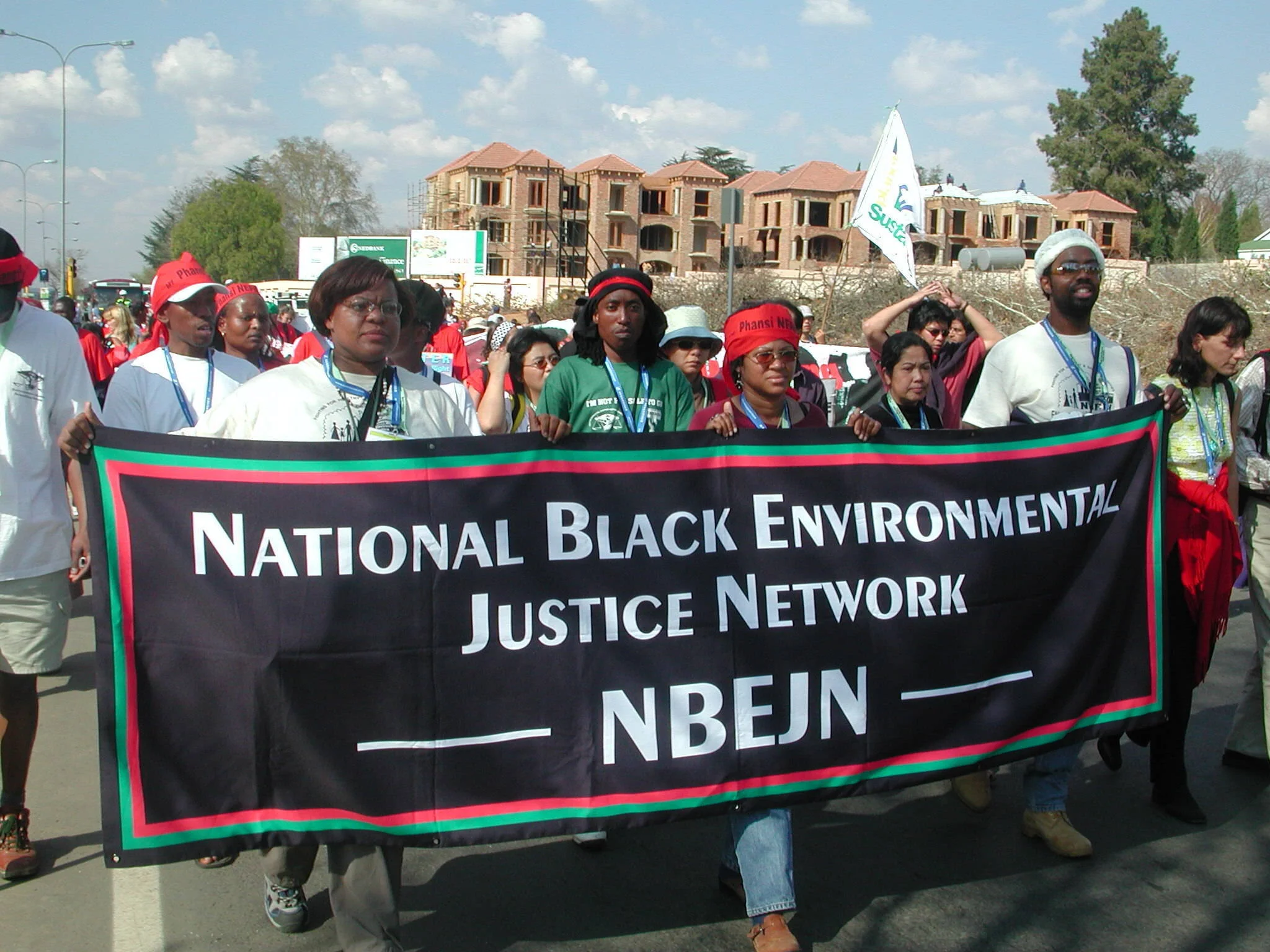 Protest at WSSD Un Conference in Joburg, South Africa 2002.JPG