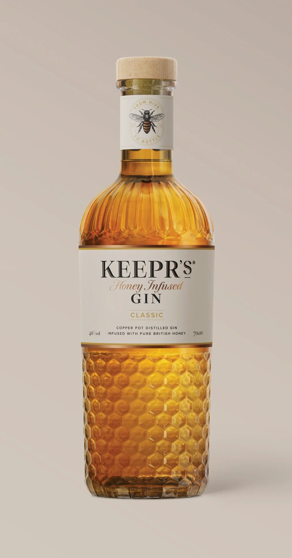Keepr's Honey Infused Spirits Sustainable Packaging — Drinks