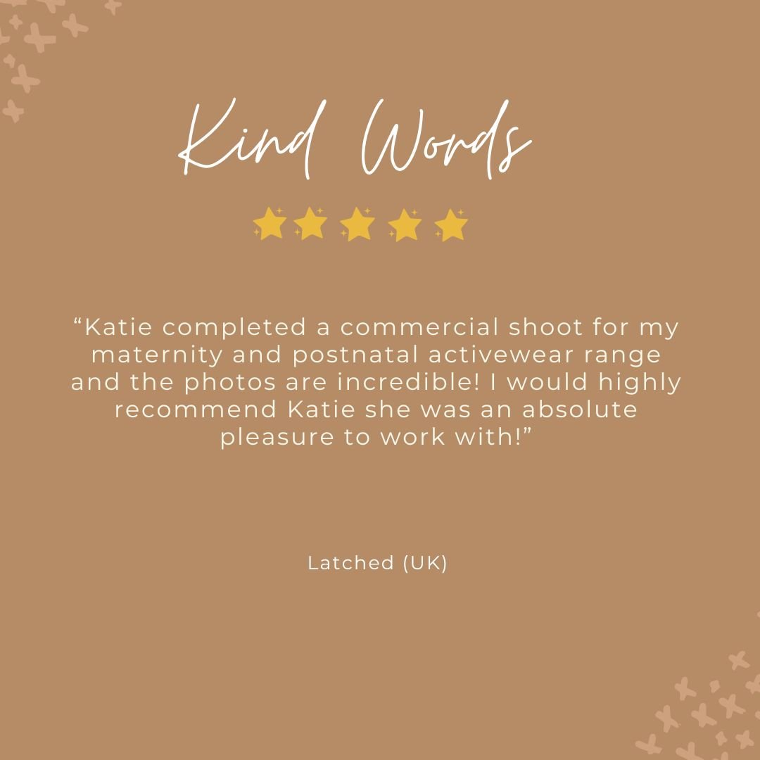 &ldquo;Katie completed a commercial shoot for my maternity and postnatal activewear range and the photos are incredible! I would highly recommend Katie she was an absolute pleasure to work with!&rdquo;

Thank you for the lovely review Latched | Natal