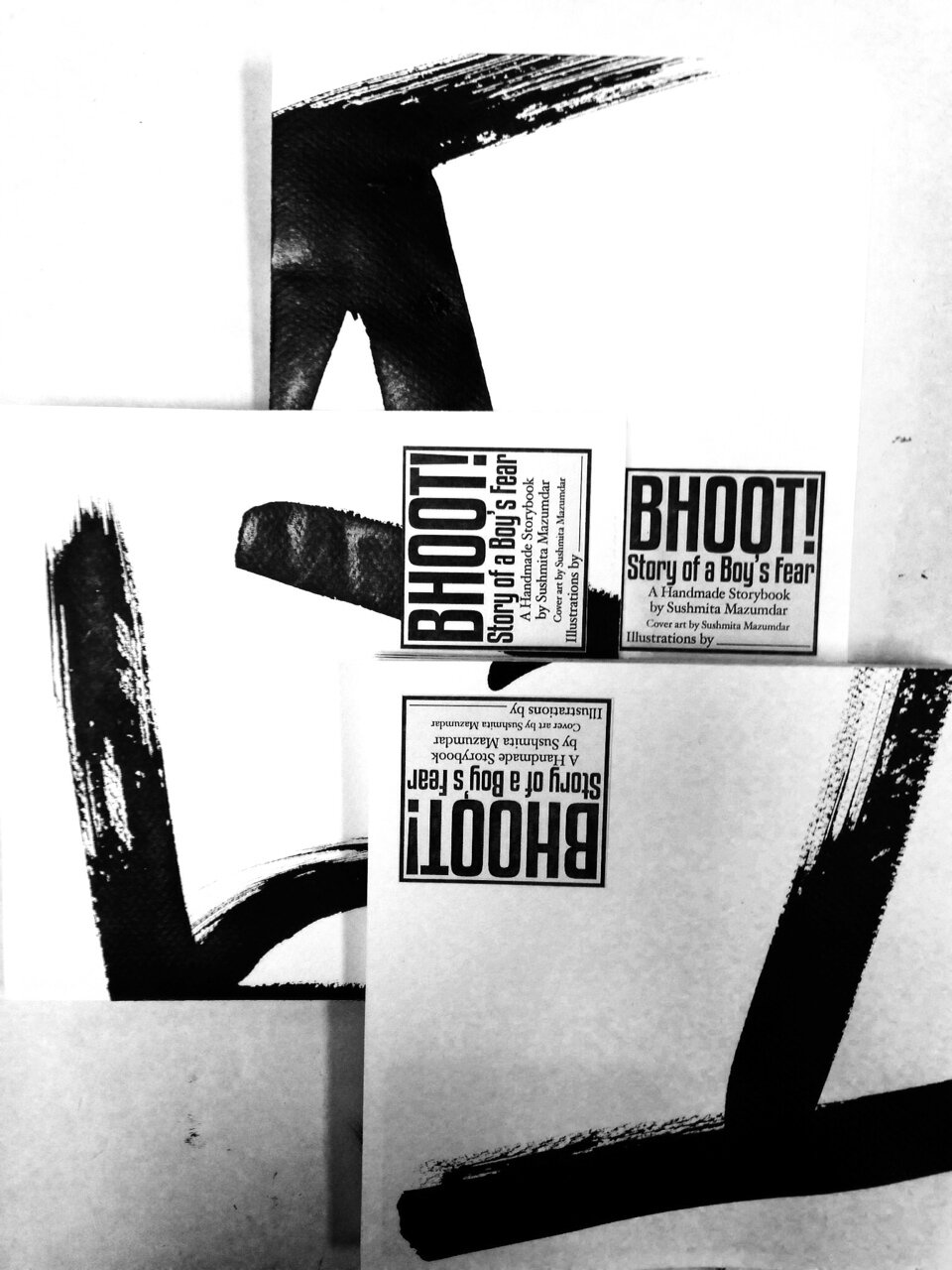 The books, each one unique and handmade