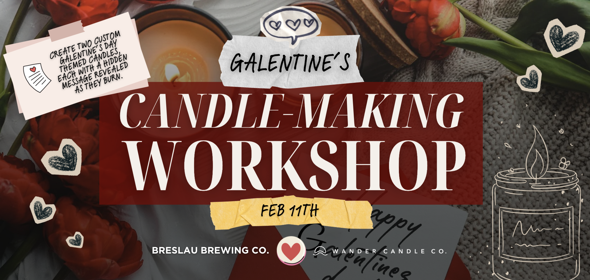 Galentine's Day Candle-Making Workshop