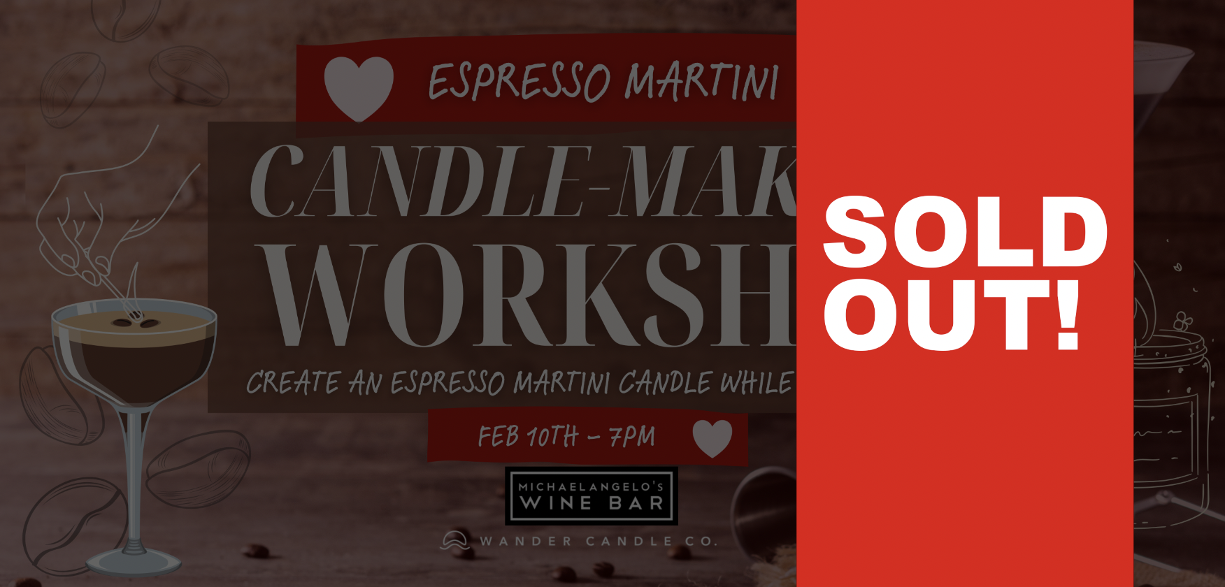 Espresso Martini Candle-Making Class at Michelangelo Wine Bar