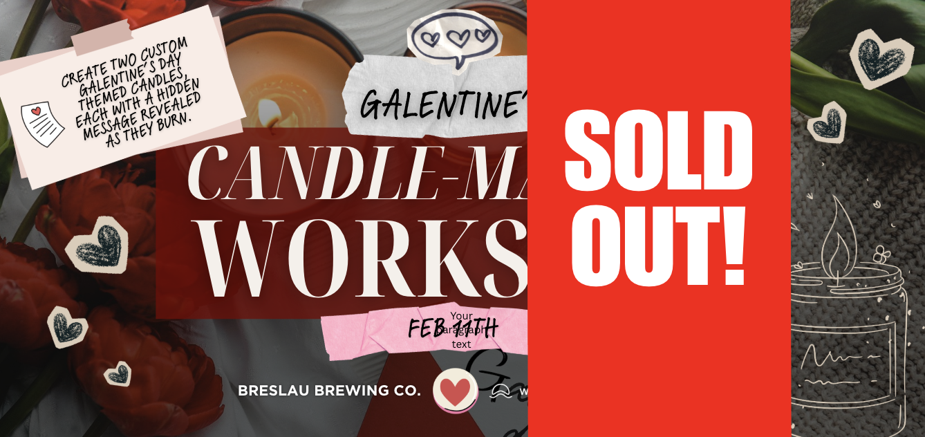 SOLD OUT - Galentine's Day Candle-Making Workshop