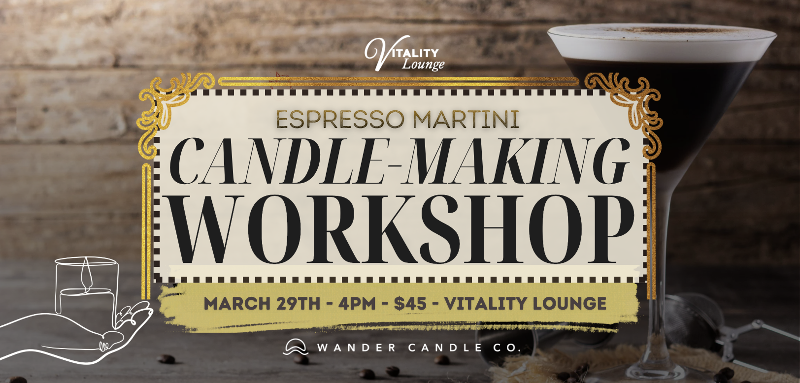 The Espresso Martini Candle-Making Experience