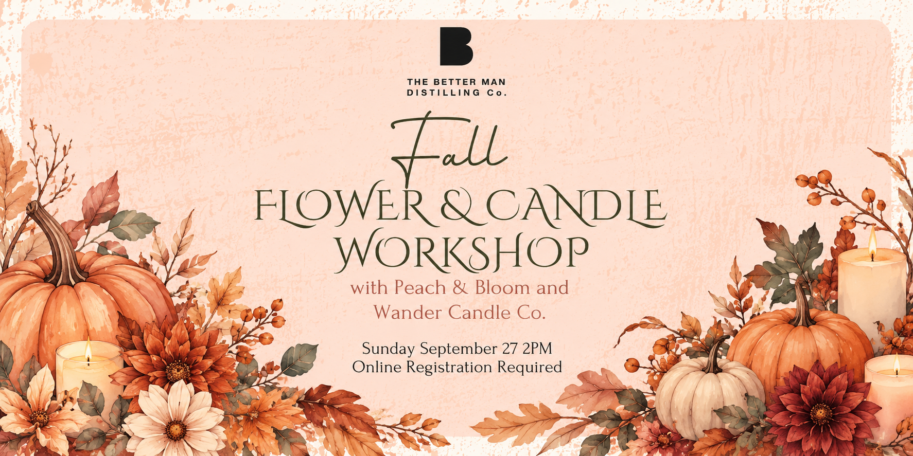 Fall Flower & Candle Workshop