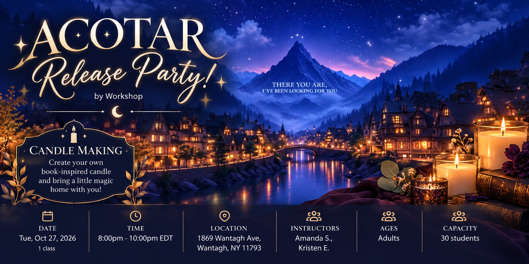 ACOTAR Release Party! - Candle Making & More